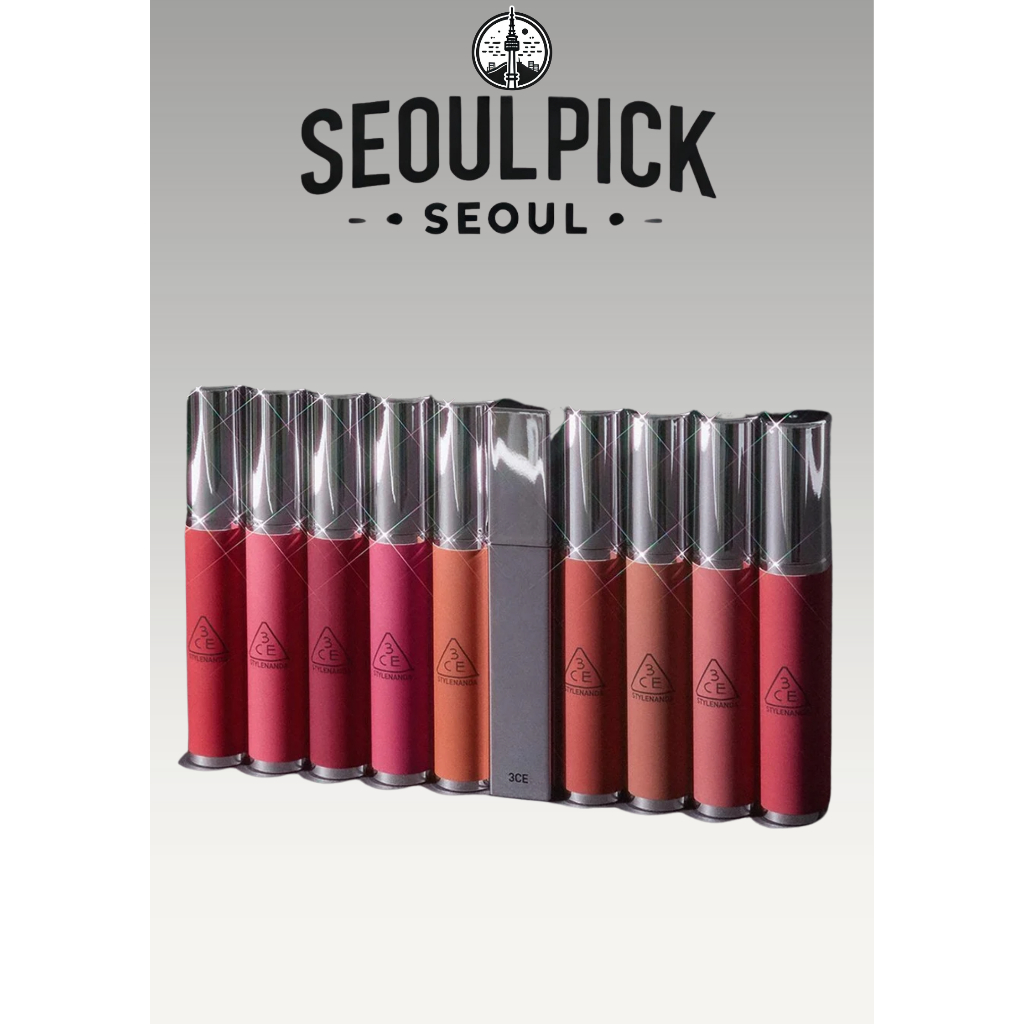 [3CE] Hazy Lip Clay 4g – Velvet Matte Lip Tint Cream Texture