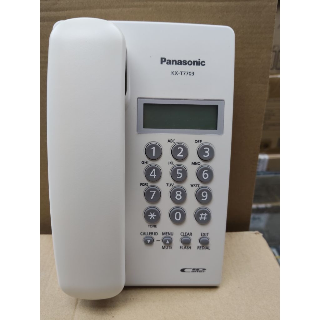 PANASONIC KX T 7703 CALLER ID CORDED PHONE