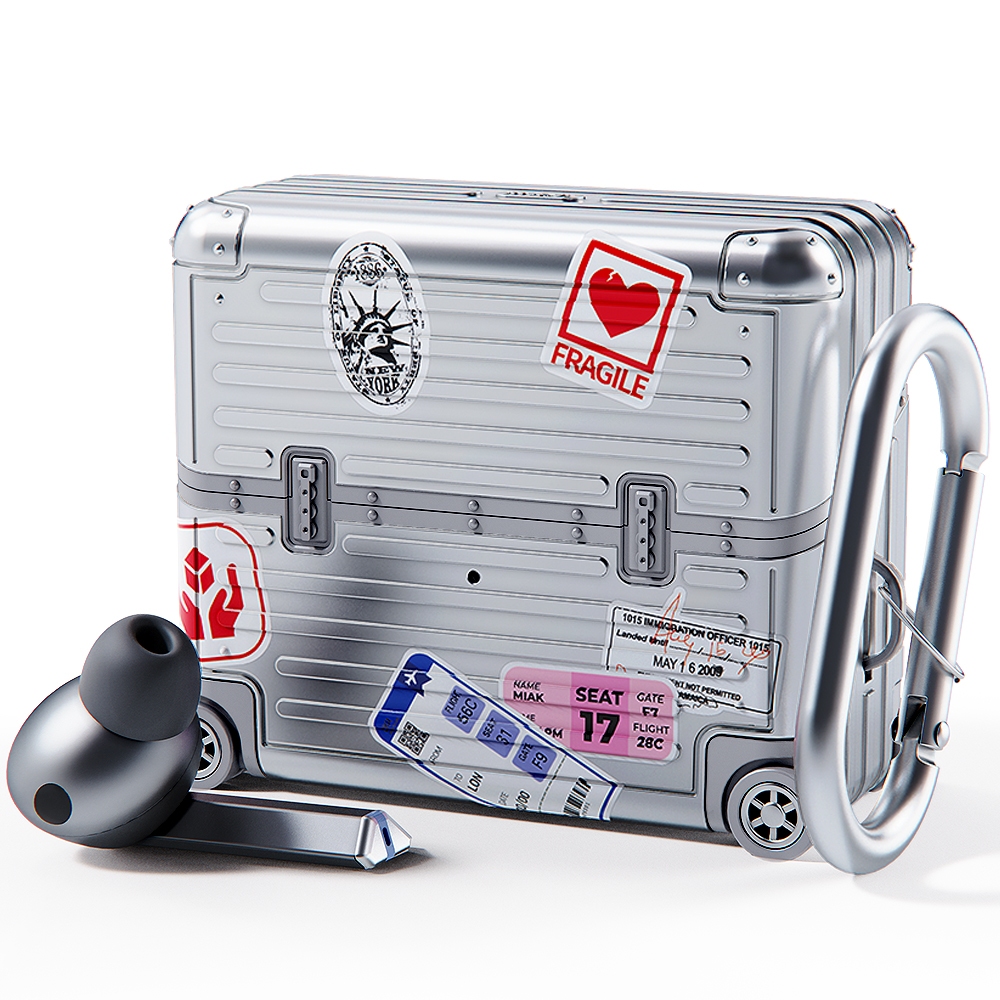 เคส Miak สำหรับ Samsung Galaxy Buds 3 FE / Buds 3 / Buds 3 Pro พร้อมฝาครอบป้องกัน แข็งแรง ทนทาน กันรอย พร้อมสติ๊กเกอร์ DIY