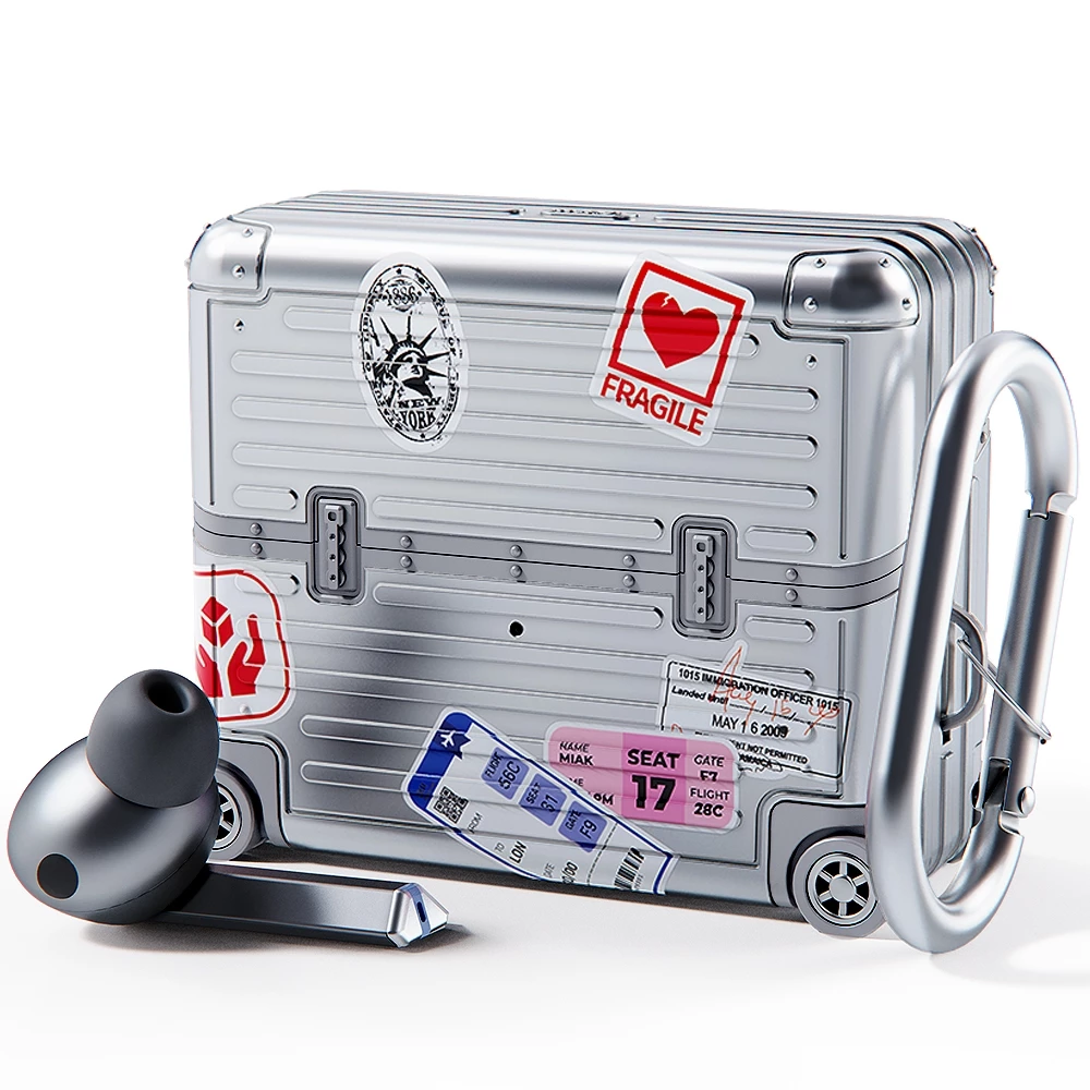 เคส Miak สำหรับ Samsung Galaxy Buds 3 FE / Buds 3 / Buds 3 Pro พร้อมฝาครอบป้องกัน แข็งแรง ทนทาน กันรอย พร้อมสติ๊กเกอร์ DIY