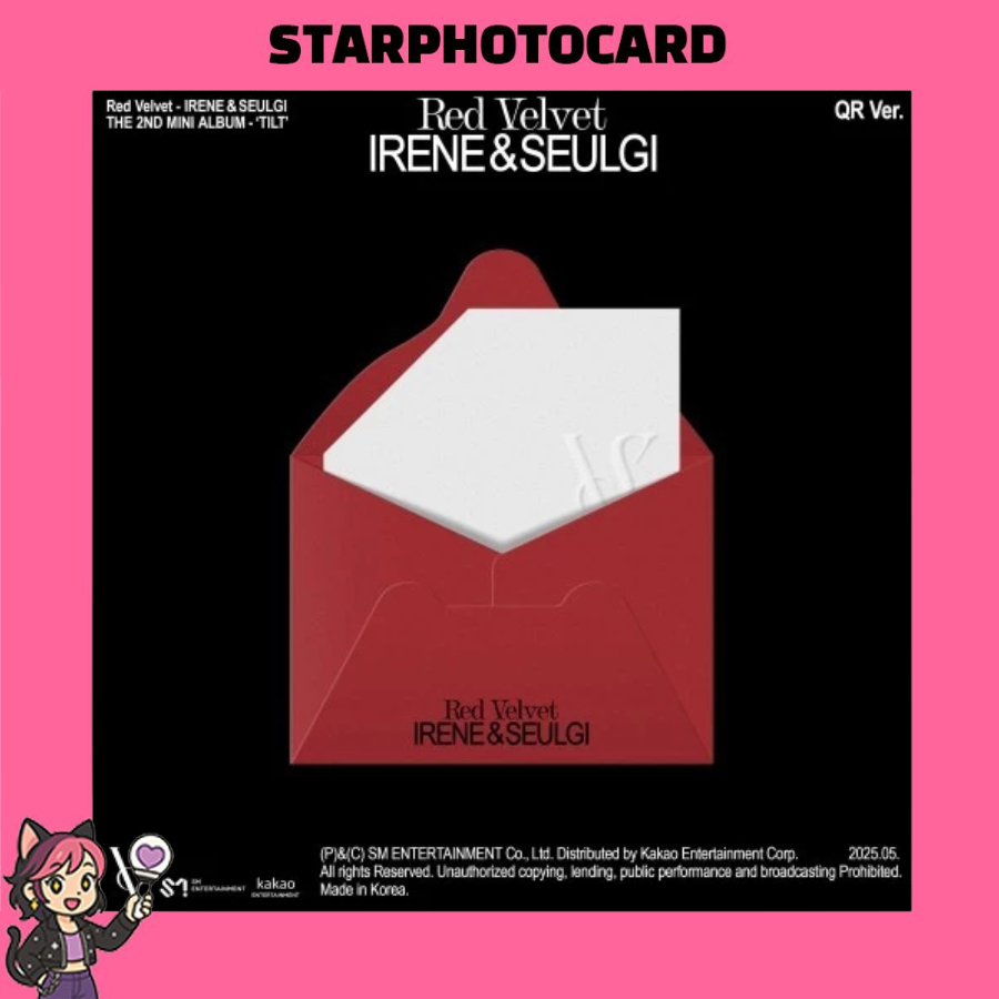 [READY STOCK] Red Velvet - IRENE & SEULGI - 2nd Mini Album: TILT [QR Ver.] (Smart Album)
