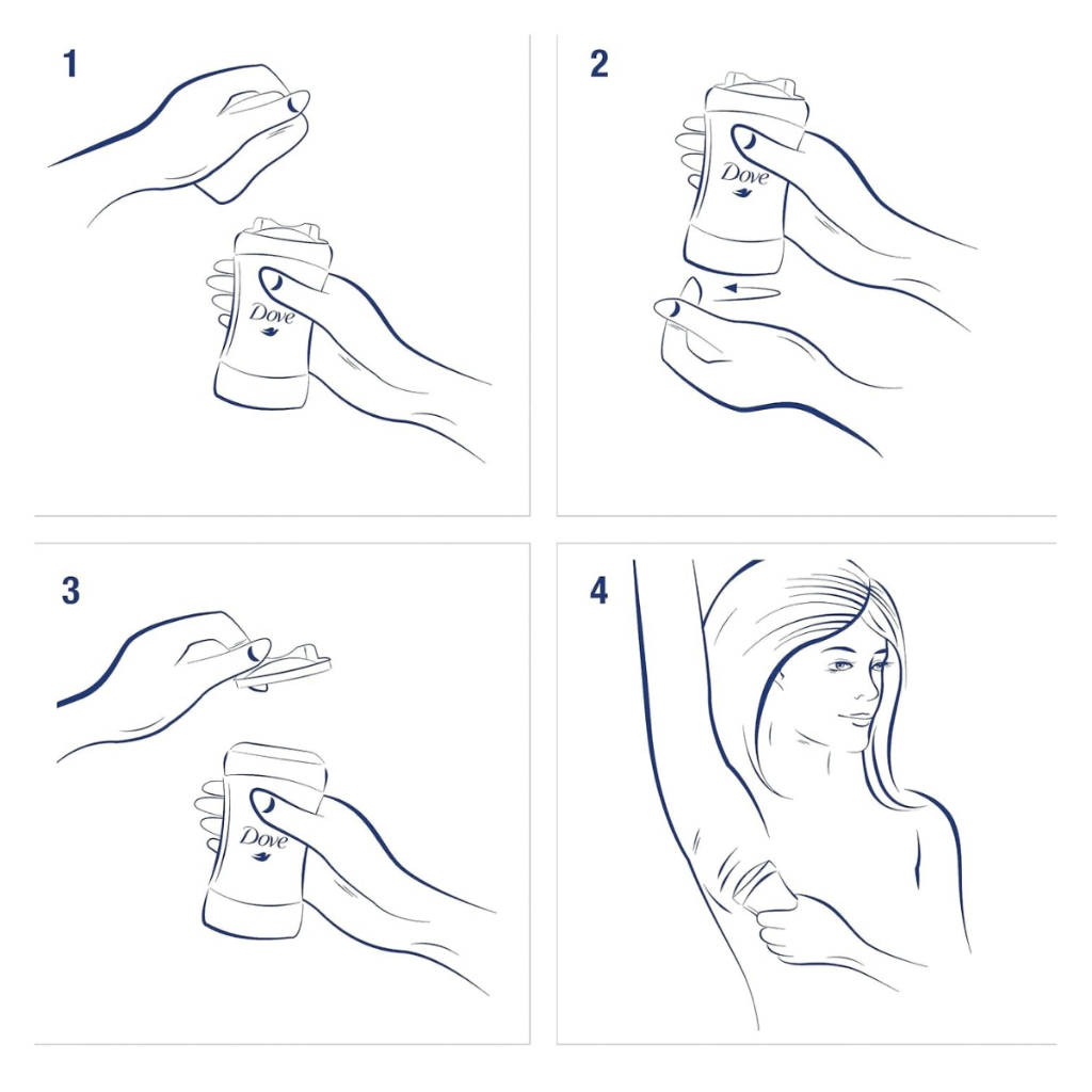 DOVE Advanced Care Cool Essentials Antiperspirant Deodorant Stick 74g / จากโซล เกาหลี - รูปที่ 5