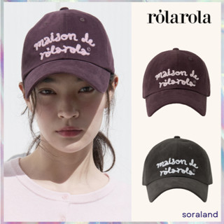 [ROLAROLA] MAISON DE ROLA EMBROIDERY CAP 3 สี