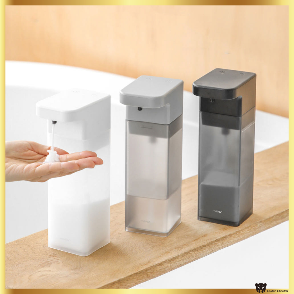 MOOS Multi Auto Gel Dispenser แบบชาร์จไฟได้ Touchless Soap & Sanitizer Dispenser 3 สี 450ml