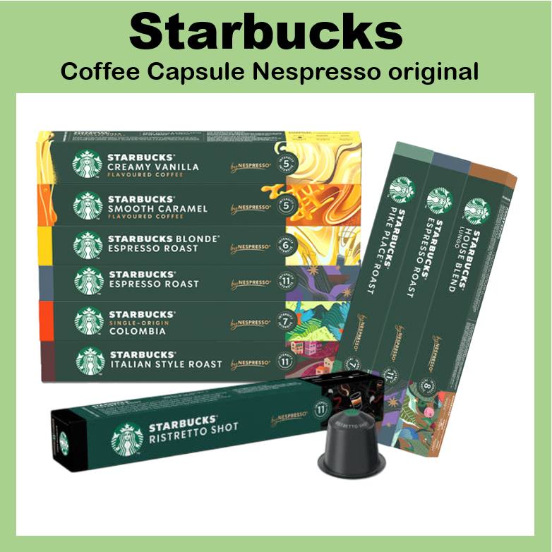 [Starbucks] Coffee Capsule Nespresso original Espresso Decaf Caramel maneo