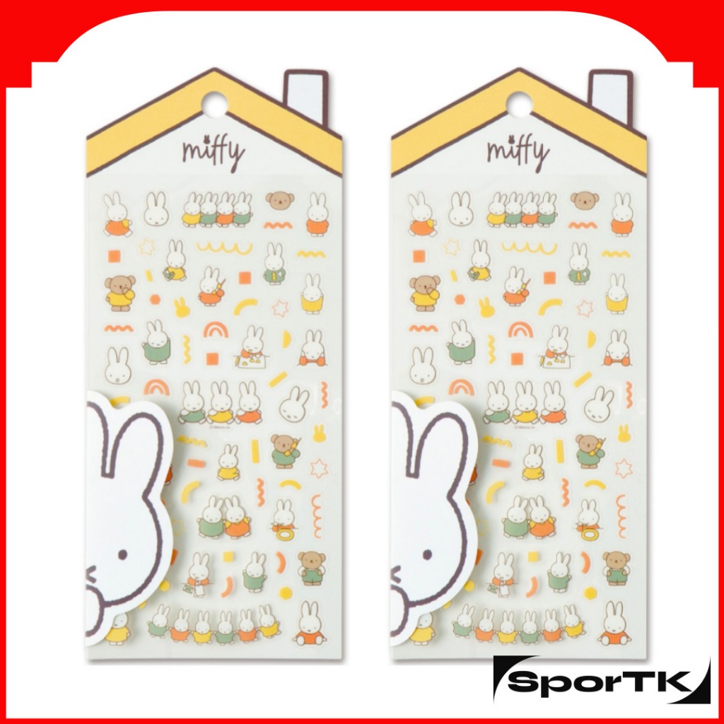 MIFFY Deco Sticker / PVC Clear สติ๊กเกอร์น่ารัก / สมุดบันทึกแล็ปท็อปไดอารี่
