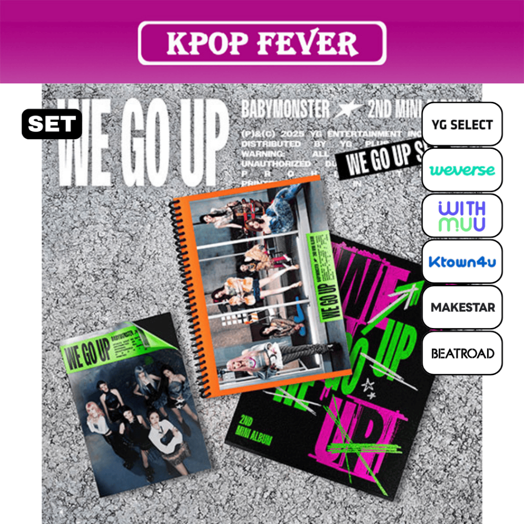 BABYMONSTER [WE GO UP] PHOTOBOOK Ver (SET) / 2nd Mini Album