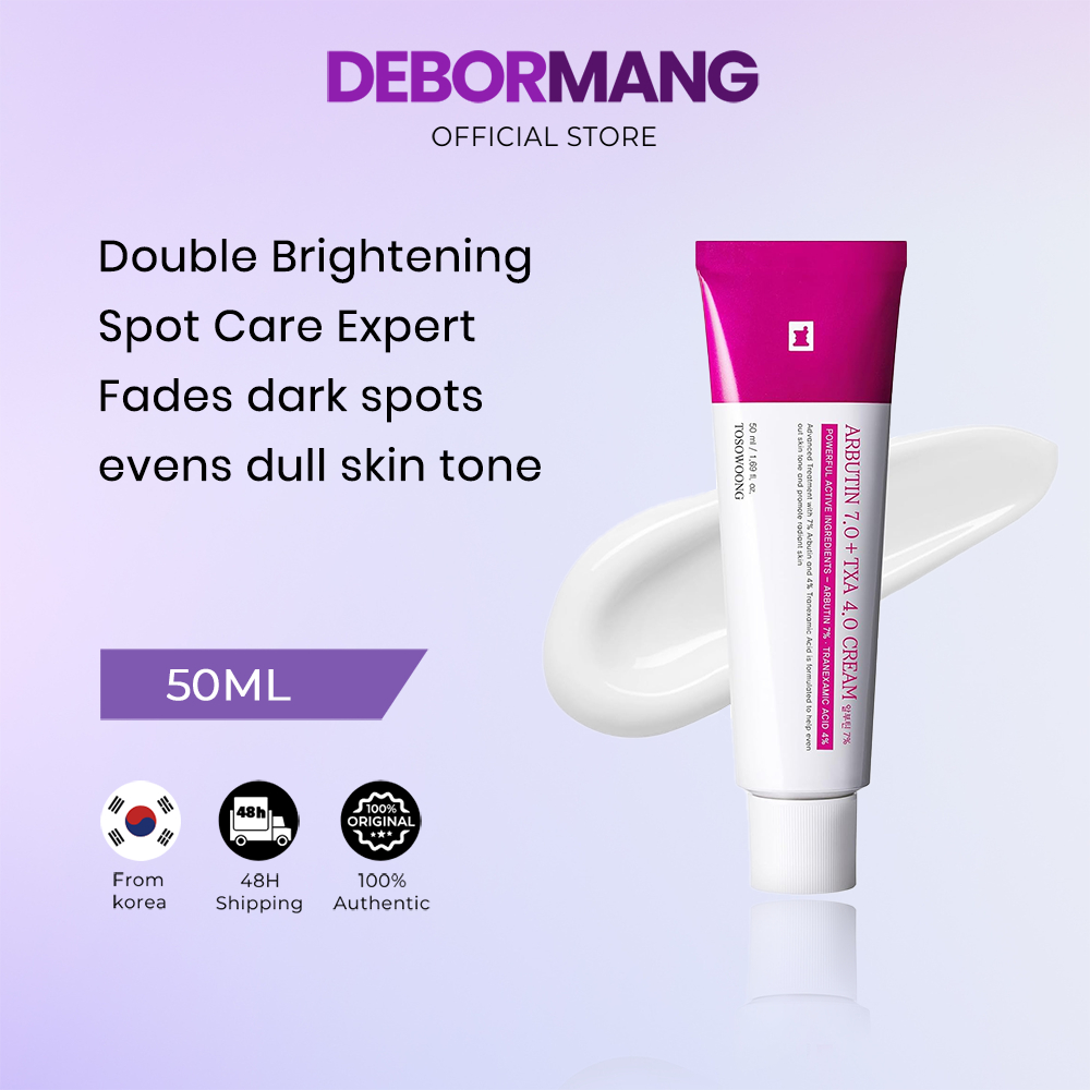 TOSOWOONG Arbutin 7% ครีม Tranexamic Acid 4% 50ml