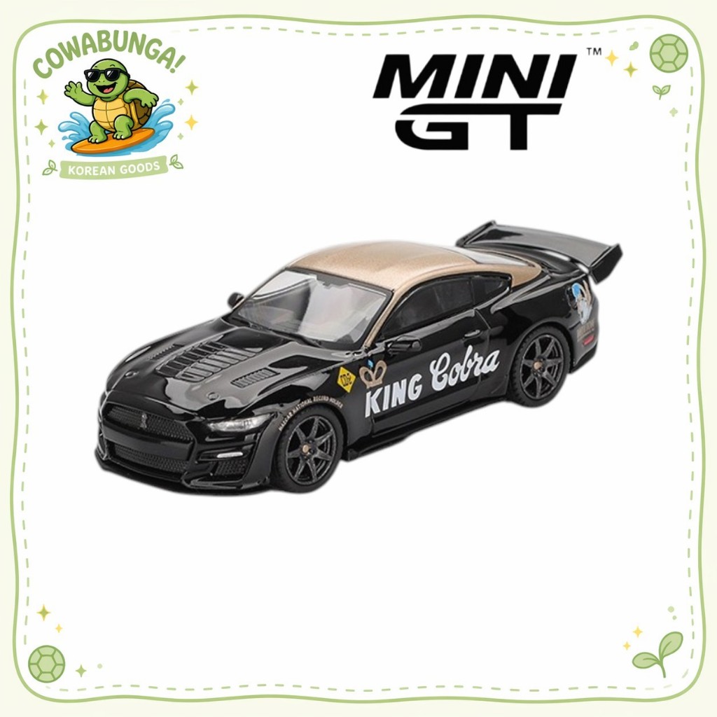 [Mini GT] 1130 1:64 Ford Shelby GT500 Dragon Snake Concept Black Gold Die-Cast Model Car