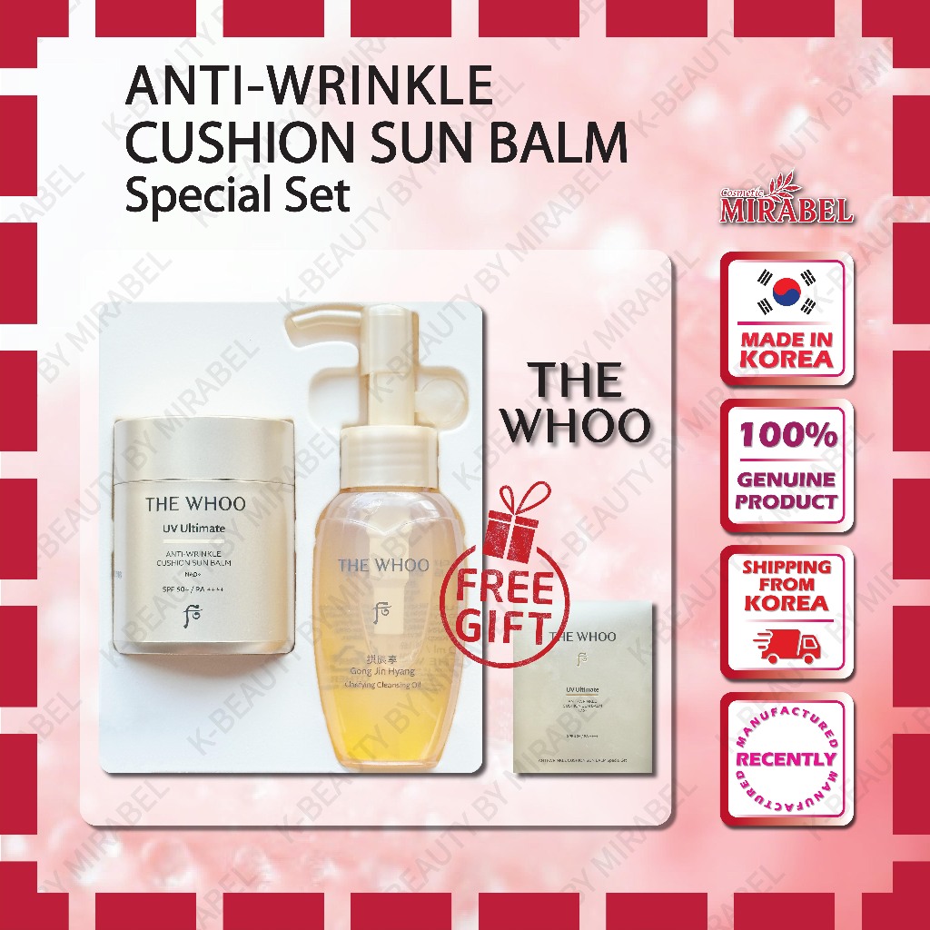 [The Whoo] uv Ultimate Anti-Wrinkle Cushion Sun Balm Special Set
