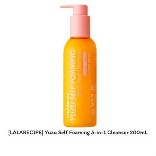 [Lalarecipe] Yuzu Self Foaming 3-in-1 Cleanser 200mL / K-BEA…