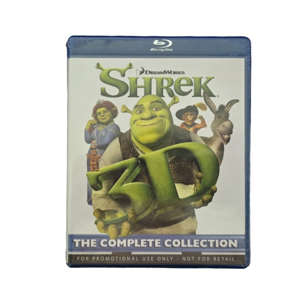 [ใหม่เอี่ยม] Shrek 3D The Complete Collection Blu Ray 4 Disc Set
