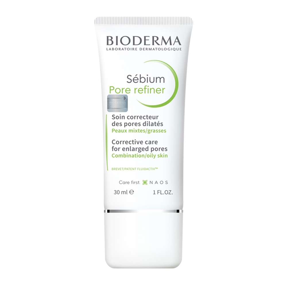 BIODERMA Sebium Pore Refiner Cream Primer 30ml Oil Control Pore Care Makeup Primer สําหรับผิวมันผสมผ