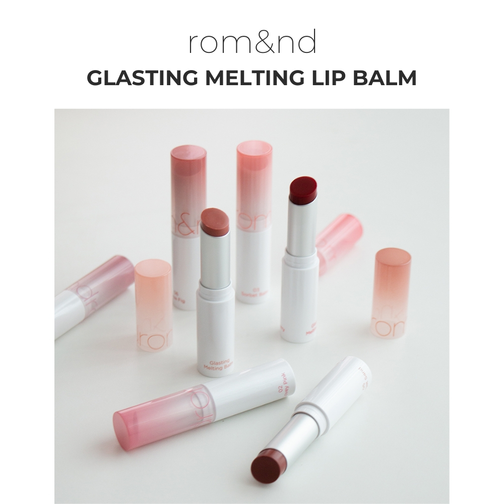 Romand [rom&nd] Glasting Melting Lip Balm 3.5g Korea Hydrating Tinted Lip Care