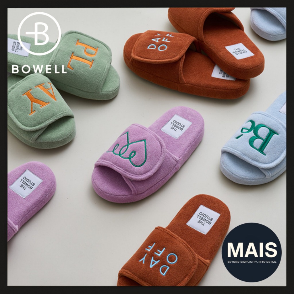 [BWTZ] BOWELL Terry Velcro Memory Foam รองเท้าแตะในร่ม – ลดเสียงรบกวน 4 การออกแบบ (ผู้หญิงและผู้ชายขนาดใหญ่)