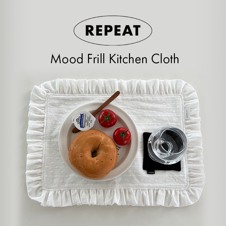 [REPEAT KOREA] Mood Frill Kitchen Cloth แบรนด์ Koera (2 สี)