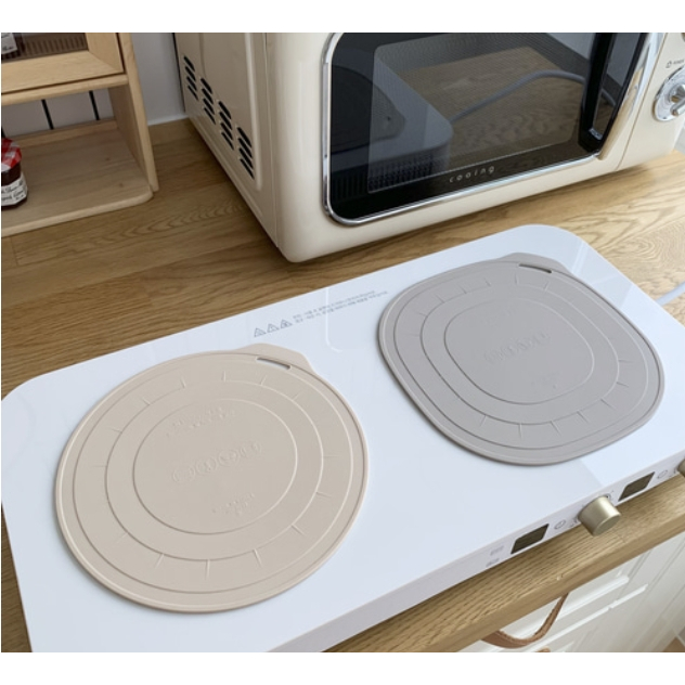 [MADE IN KOREA] Induction Mat Platinum Silicone Induction Protector Mat แผ่นรองทําความสะอาดหม้อหุงข้าว [NO.702]