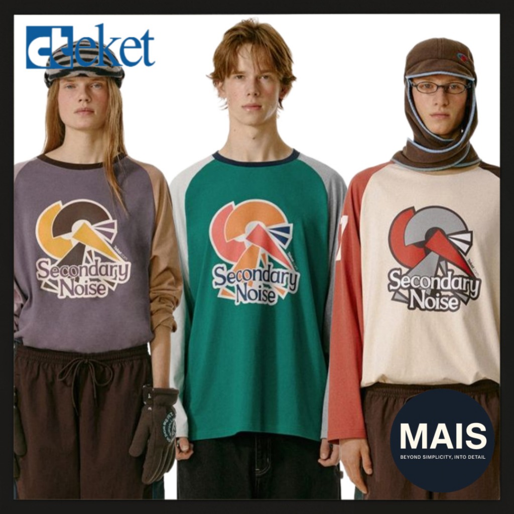 [TEKET]Stumble Noise Block L/S Tee / 3 สี