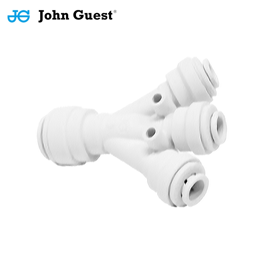 John Guest Y Fitting 3-Way Splitter Divider 3/8" x 1/4" | โพรพิลีน PP | เครื่องกรองน้ํา & ขั้วต่อการ
