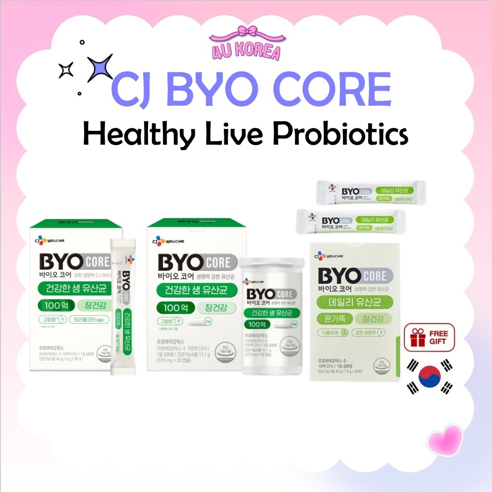 CJ BYO CORE Healthy Live Probiotics, Guaranteed  / K-HEALTH