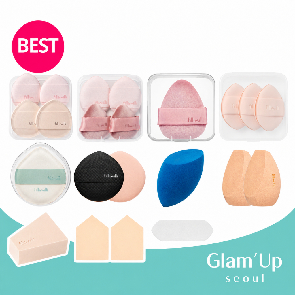 🇰🇷 [Fillimilli] Make up Puff & Sponges Collection - Mini Tapping Puff - Base / Blush / Powder / Jelly / Cream