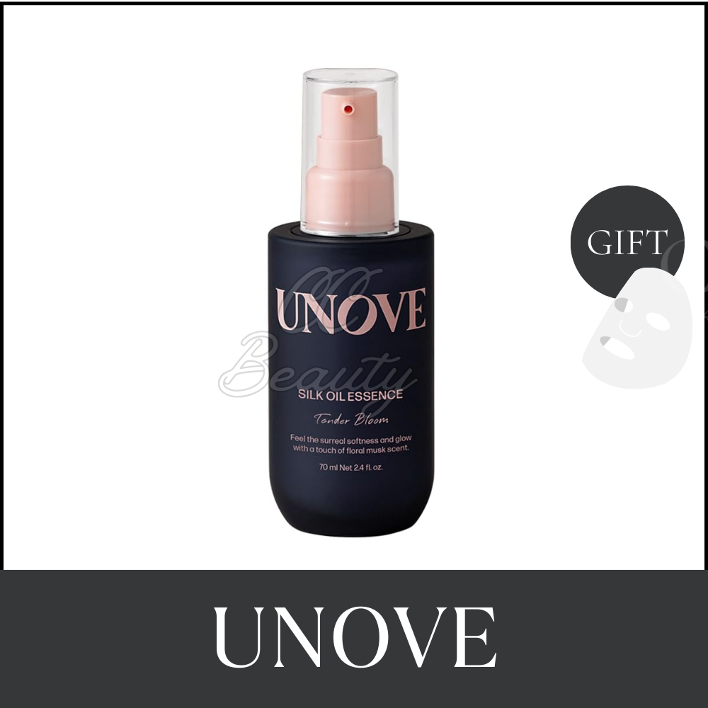 Unove Silk Oil Essence Hair Serum 70ml/2.4fl.oz Nourishing Hair Oil for Dry, Frizzy, Damaged Hair Lightweight Smoothing Serum Frizz Control และ Split End Care