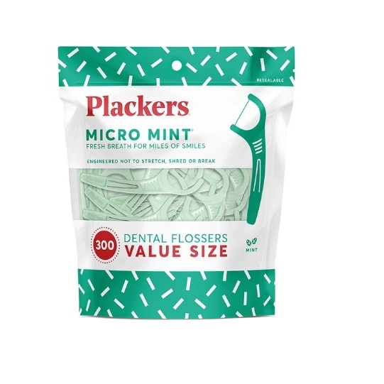 Plackers ไหมขัดฟันทันตกรรม Micro Mint 300 ชิ้น
