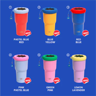 LIVING CREATOR KEEPERTUM Insulated Tumbler 954ml 6 สี | ที่วางแก้วซิลิโคน แก้วน้ํา พร้อมพวงกุญแจ เสน่ห์