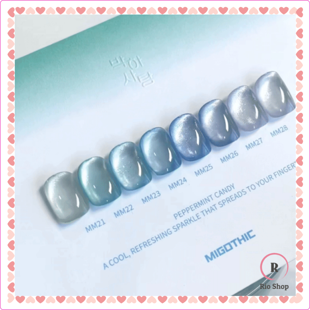 MIGOTHIC x Mint Candy 8 สี Magnet Nail