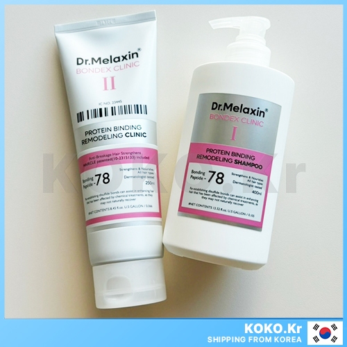 DR.MELAXIN Bondex Protein Bonding Remodeling Shampoo 400ml / Treatment 250ml พร้อม FREEBIES