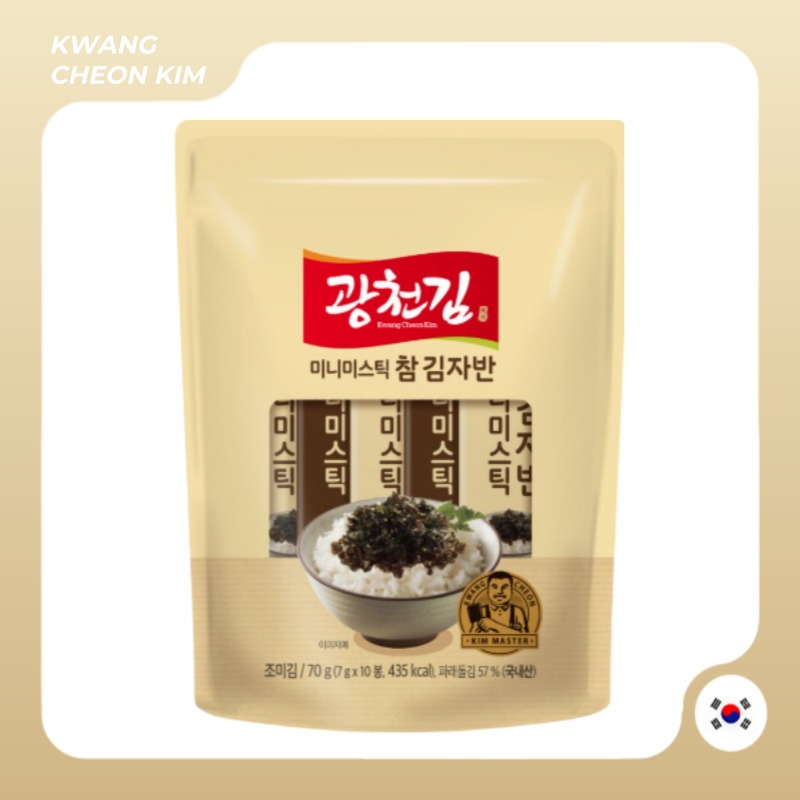 [Kwang Cheon Kim] มินิสติ๊กเกล็ดสาหร่ายปรุงรส 70g