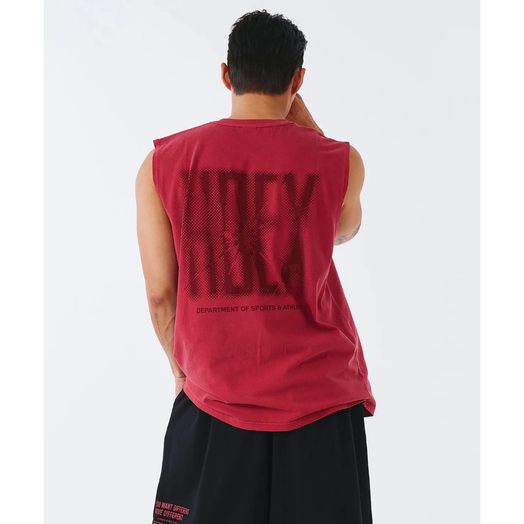 KOREA [ HDEX ] CRACK PRINTED PIGMENT SLEEVELESS / SHINee Minho pick แท้ 100%
