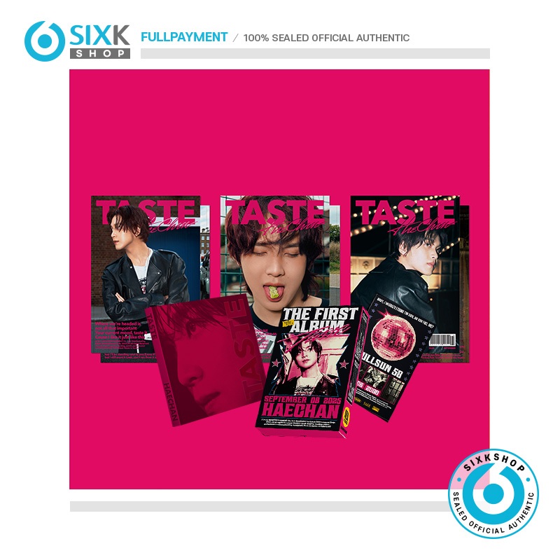 HAECHAN ( NCT ) 1st Solo Album [ TASTE ] - ( Savory , Tin case , Full Spread ver )