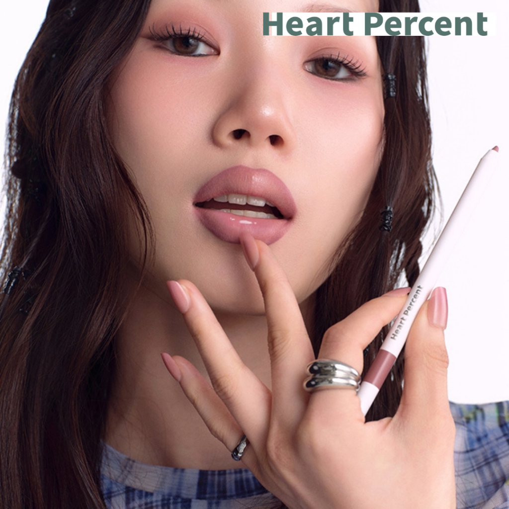 HEART PERCENT Dote On Mood Lip Pencil Slim 3.5mm ดินสอเขียนริมฝีปากแม่นยำ 10 สี