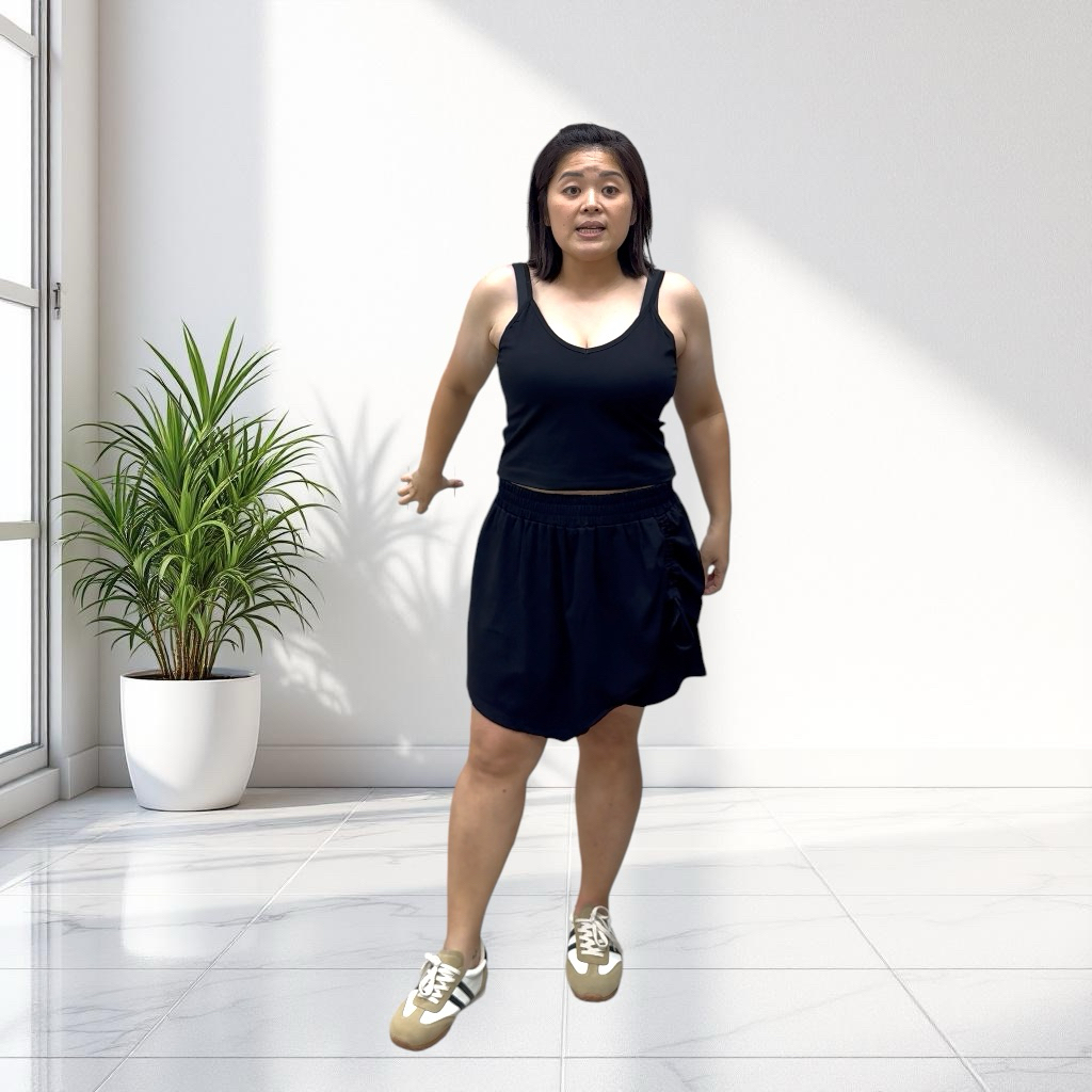 (UK12/UK14/UK16/UK18/UK20/UK22/UK24) Crop Spag Top [ผ้าฝ้าย]