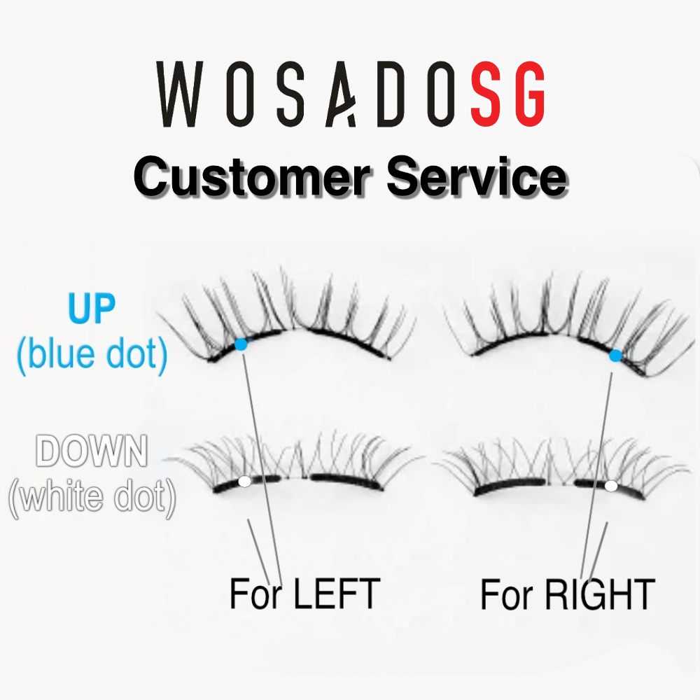 WOSADO SINGLE Piece Lashes - เปลี่ยน WOSADO Magnetic Eyelashes Personal Beauty eyelashes