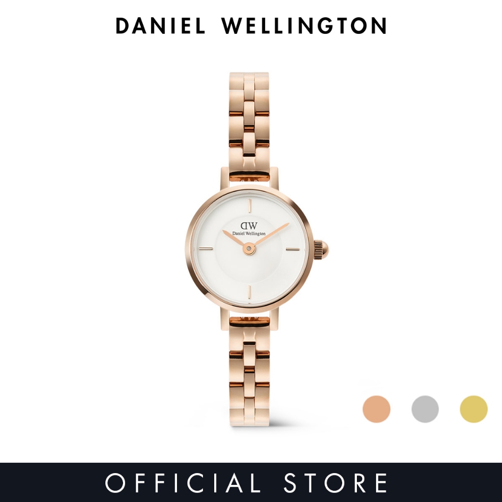 Daniel Wellington Petite Mini Arch 3-Link White Rose Gold / Silver / Gold Women Watch stainless steel watch DW Official Authentic Original นาฬิกา ผู้หญิง