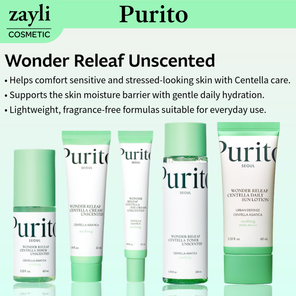 PURITO SEOUL Wonder Releaf Centella Collection