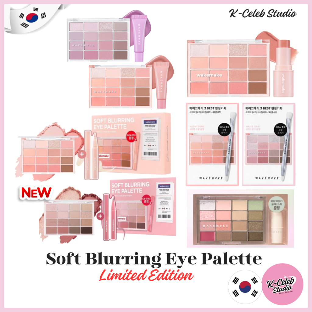 Wakemake Soft Blurring Eye Palette Limited Edition