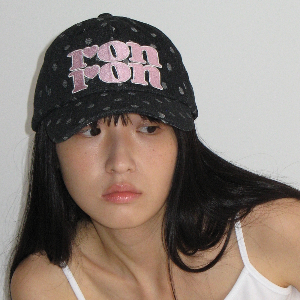 [RONRON] Dot Logo Ball Cap / 2colors — صورة 2