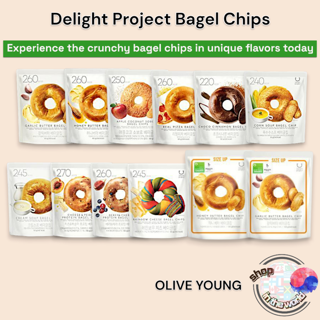 Olive Young Delight Project Bagel Chips / ขนมเกาหลี / ขนมเกาหลี