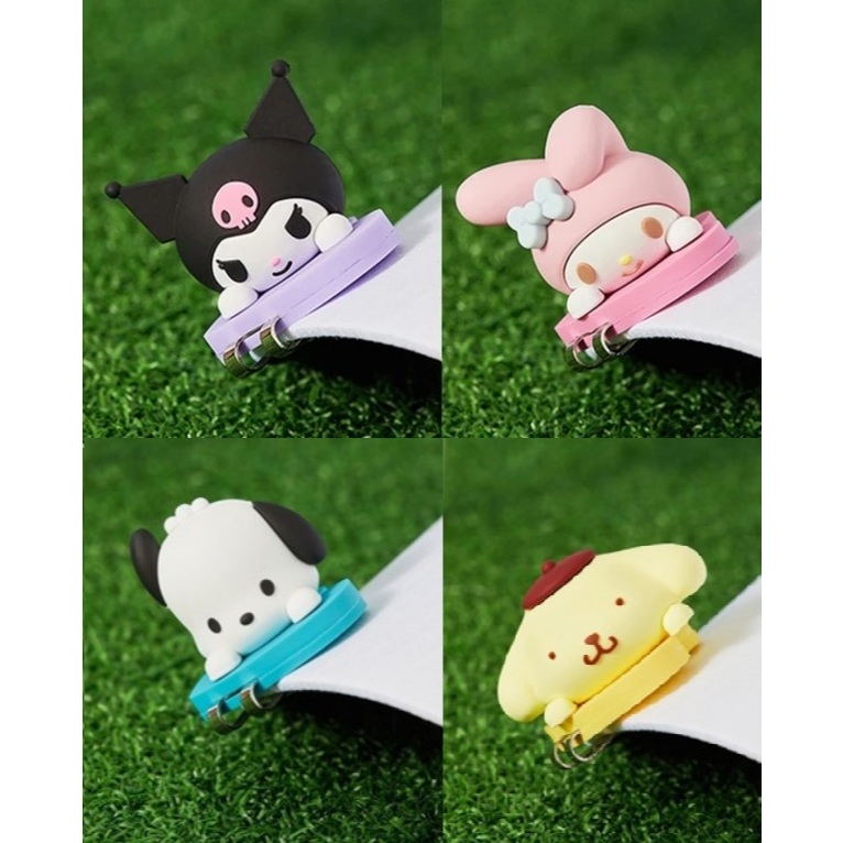 🎀【พร้อมส่ง】Sanrio Golf Character 3D Ball Marker My Melody/ Kuromi/ PomPomPurim/ Pochacco