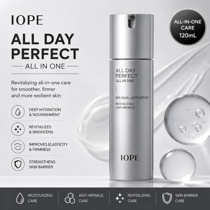 [IOPE] All Day Perfect All In One 120mL / For Men / K-BEAUTY
