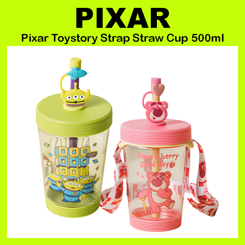 [PIXAR] Pixar Toystory Strap Straw Cup 500ml (Aliens /Lotso) 1049930