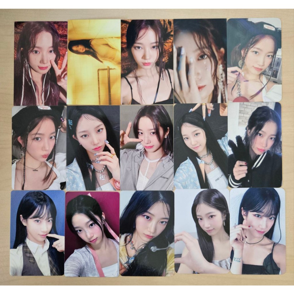 [SG ในสต็อก] LE SSERAFIM Kazuha easy pub benefit photocards lsfm น้อยลง