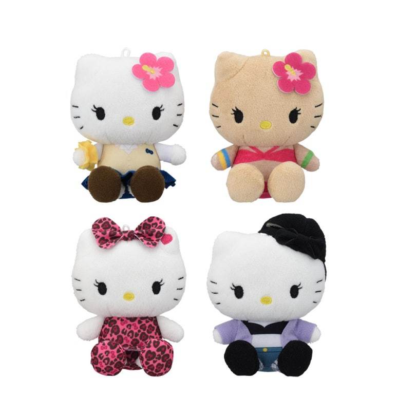 คลังสินค้าพร้อม / Sanrio Hello Kitty XOXO Y2K Retro Gal Gyaru Tan Mini ตุ๊กตามาสคอตตุ๊กตา Keyholder 