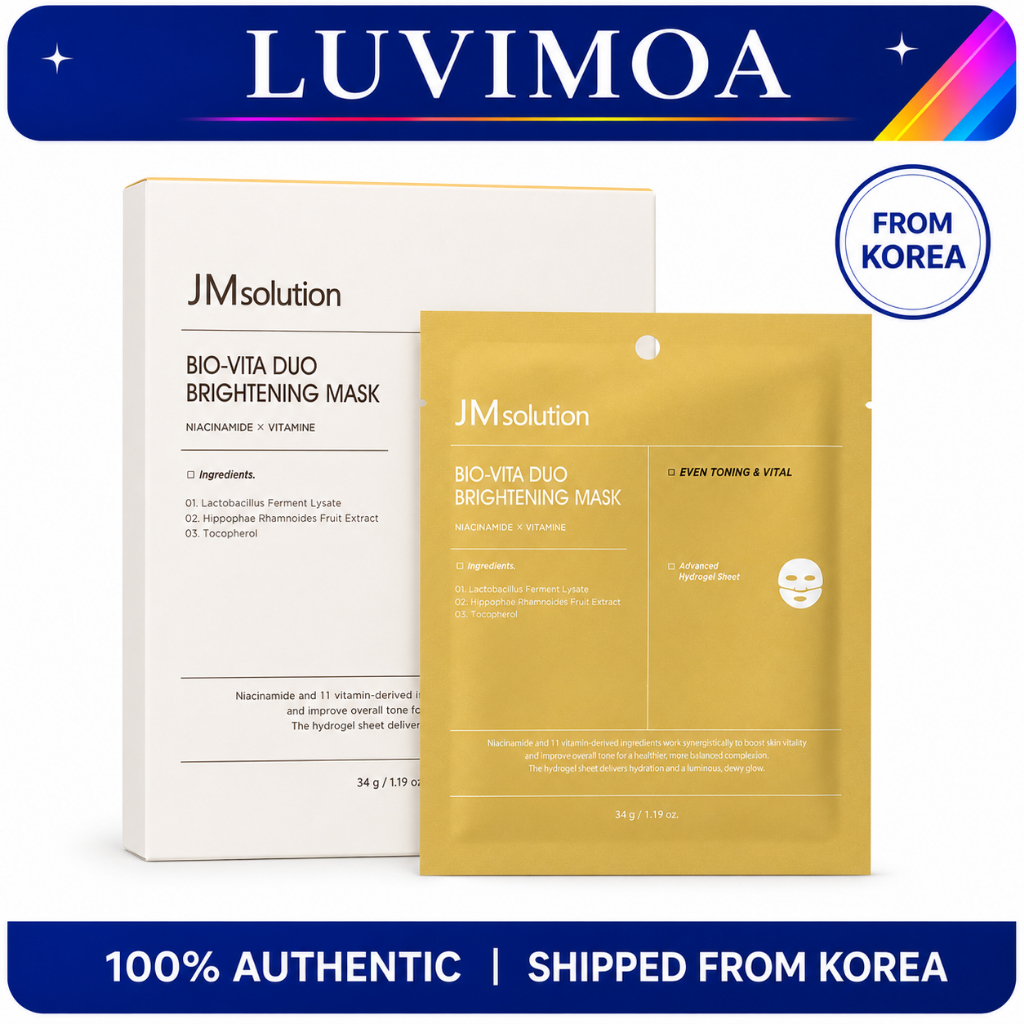 [JMsolution] Bio Vita Duo Hydrogel Mask 34g x 4 แผ่น 1 กล่อง Vita Moisture Care