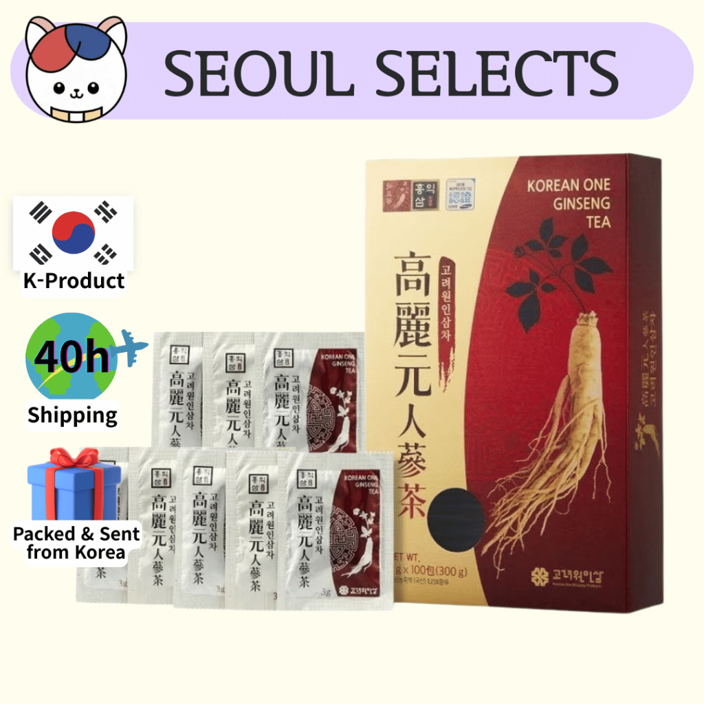 [ONEINSAM] ชาโสมเกาหลี 3g x 50 ถุงชา (ไม่มีกล่อง) / ถุงชา 100 ซอง
