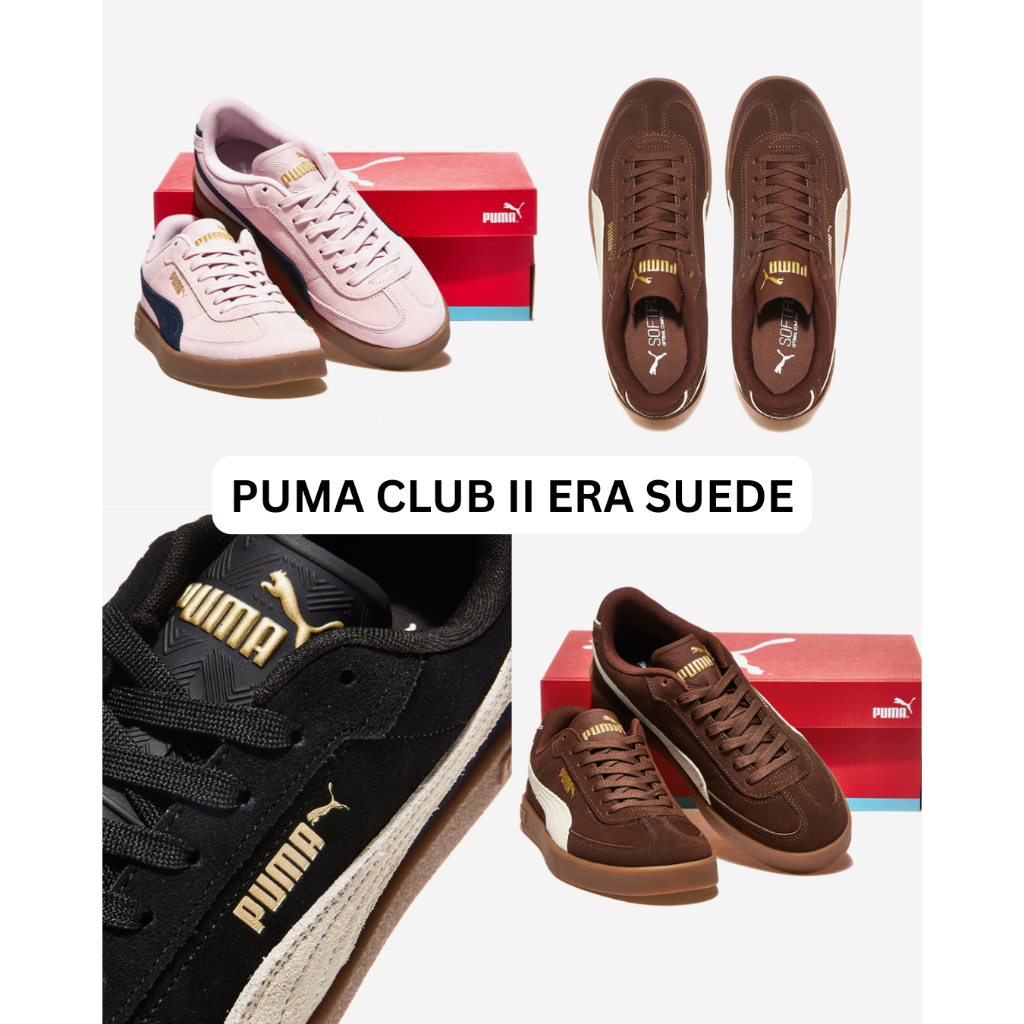 รองเท้าผ้าใบหนังกลับ Puma