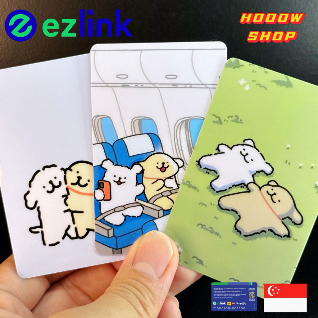 ( SG SELLER ) MALTESE EZ-LINK CARD STICKER / CUTE DOGGY STICKER / CUSTOMISE NFC CARD STICKER / CUTE 